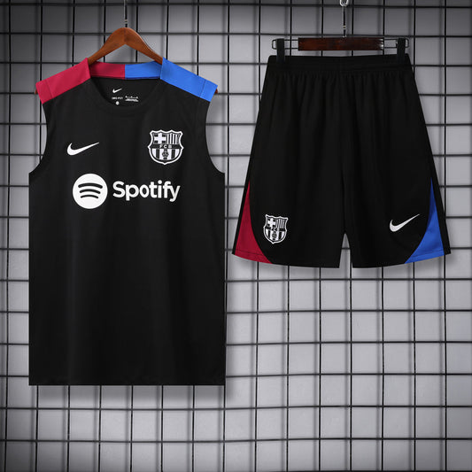 FC Barcelona Training Set Black 24/25 - Tank Top & Shorts