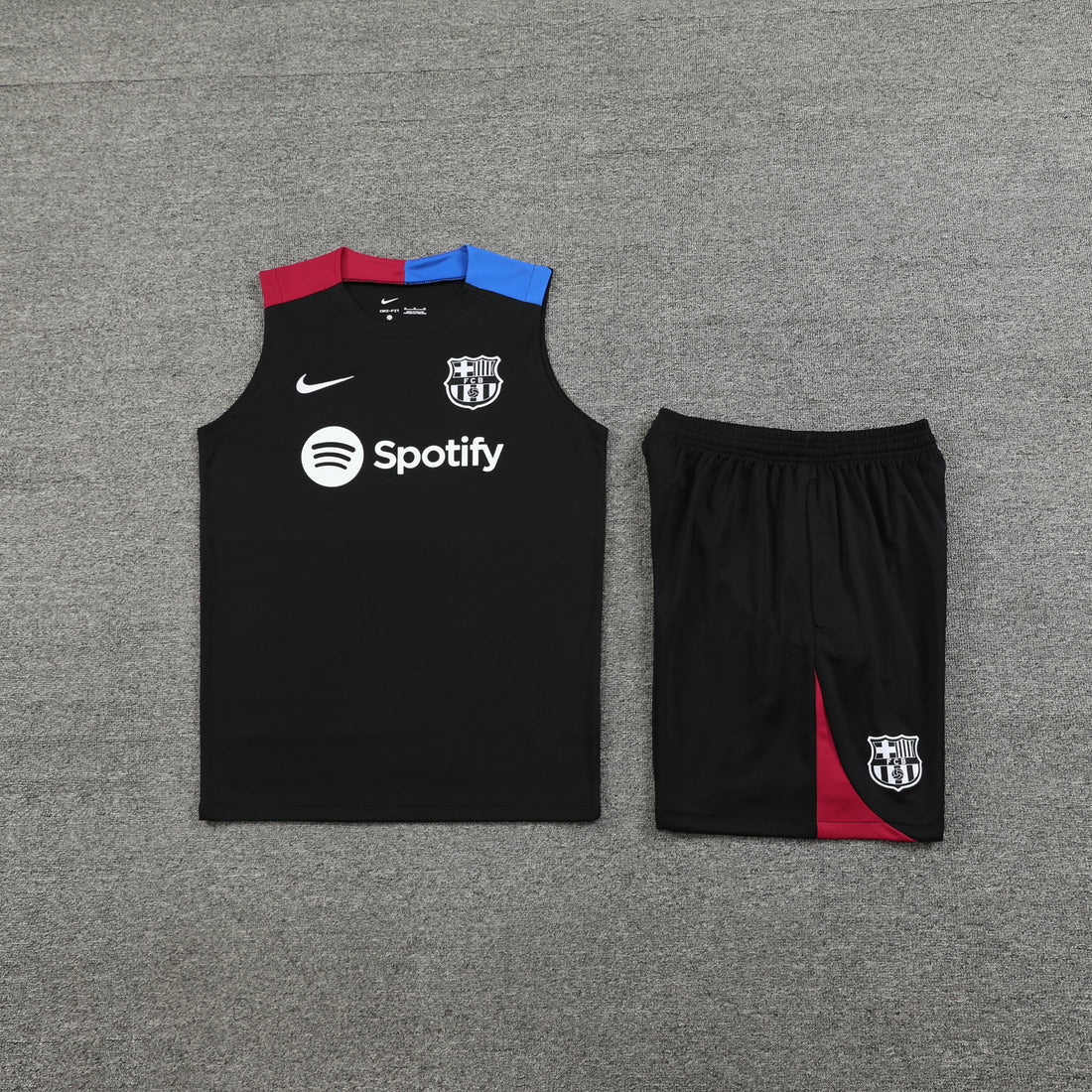 FC Barcelona Training Set Black 24/25 - Tank Top & Shorts