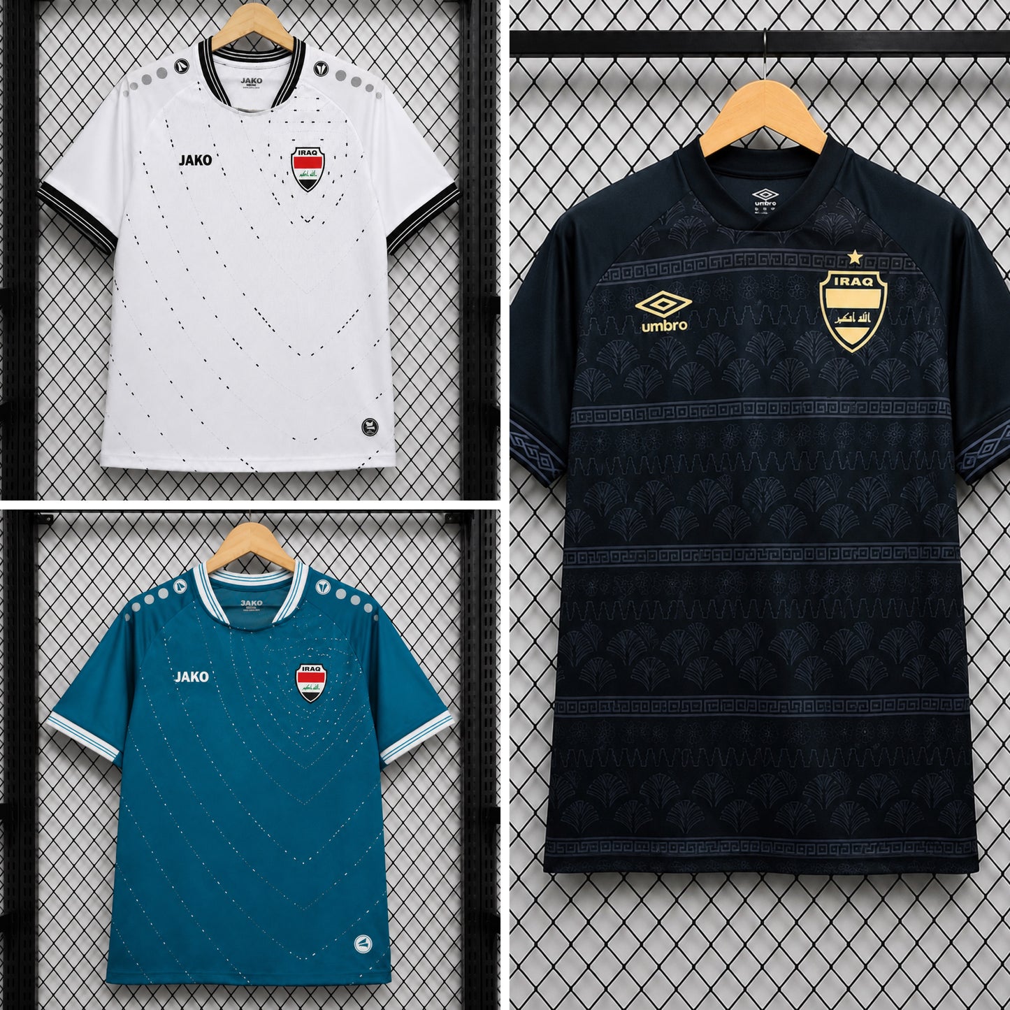 Iraq 2026 Football Jersey – Home, Away & Black Edition 🇮🇶